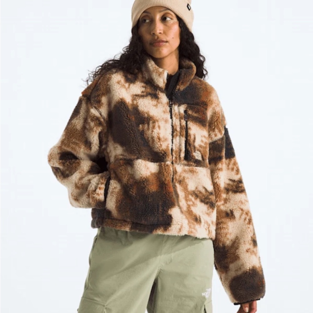 The north face Jacquard extreme piled 2 half zip